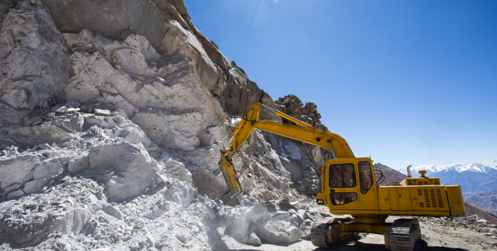 Raw Kaolin Mining